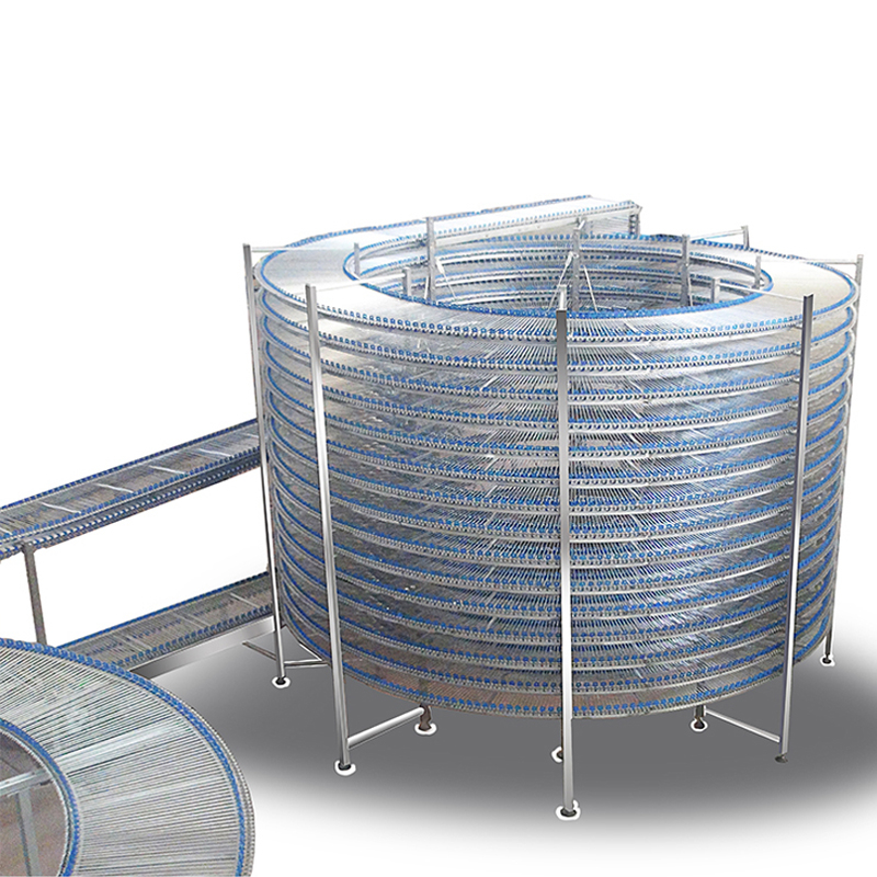 BDL-650 650mm Stainless Steel Spiral Cooling Conveyor For Cake